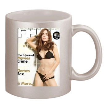 Eliza Dushku 11oz Metallic Silver Mug