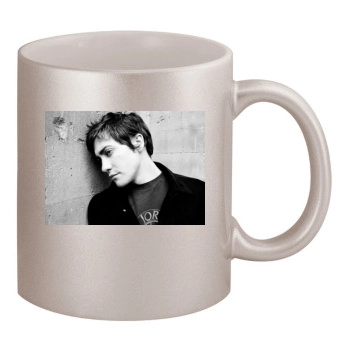 Jake Gyllenhaal 11oz Metallic Silver Mug