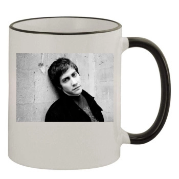 Jake Gyllenhaal 11oz Colored Rim & Handle Mug