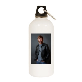 James Blunt White Water Bottle With Carabiner