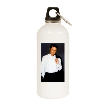 James Marsters White Water Bottle With Carabiner