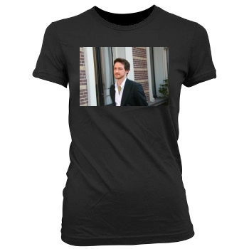 James Mcavoy Women's Junior Cut Crewneck T-Shirt