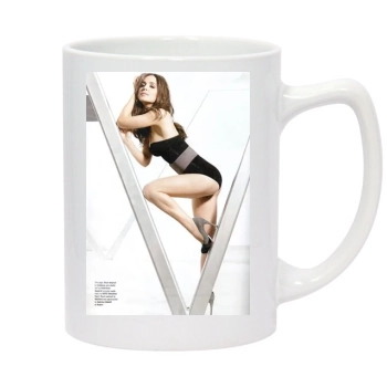 Eliza Dushku 14oz White Statesman Mug