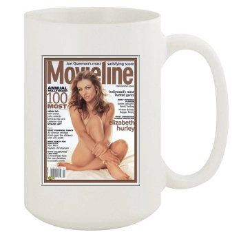 Elizabeth Hurley 15oz White Mug