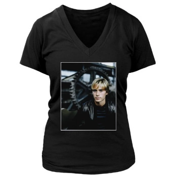 Jared Leto Women's Deep V-Neck TShirt