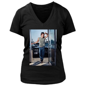 Jared Leto Women's Deep V-Neck TShirt