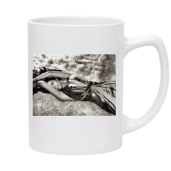 Elizabeth Hurley 14oz White Statesman Mug