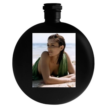 Elizabeth Hurley Round Flask