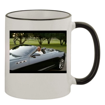 Tiger Woods 11oz Colored Rim & Handle Mug