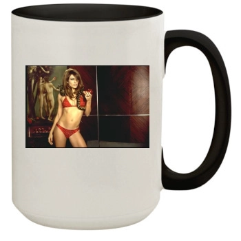 Elizabeth Hurley 15oz Colored Inner & Handle Mug