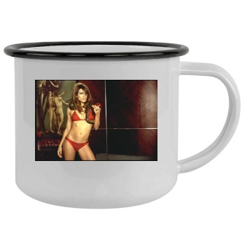 Elizabeth Hurley Camping Mug