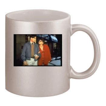 Elizabeth Hurley 11oz Metallic Silver Mug