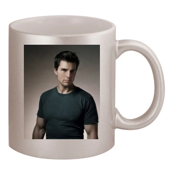 Tom Cruise 11oz Metallic Silver Mug