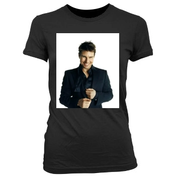 Tom Cruise Women's Junior Cut Crewneck T-Shirt