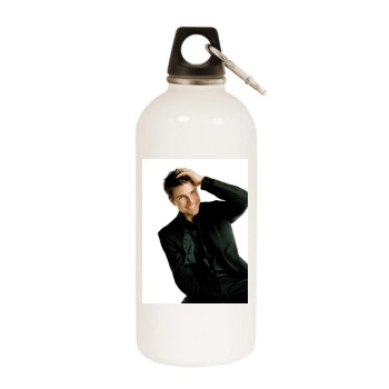 Tom Cruise White Water Bottle With Carabiner