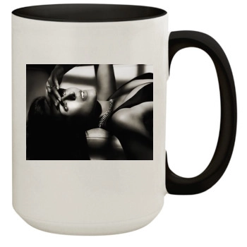 Elizabeth Hurley 15oz Colored Inner & Handle Mug