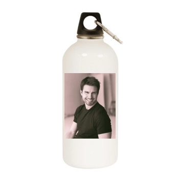 Tom Cruise White Water Bottle With Carabiner