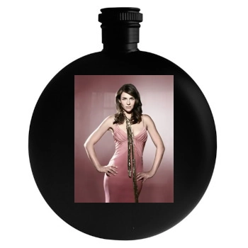 Elizabeth Hurley Round Flask