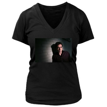 Javier Bardem Women's Deep V-Neck TShirt