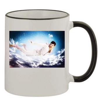 Jensen Ackles 11oz Colored Rim & Handle Mug