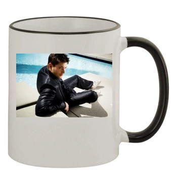 Jensen Ackles 11oz Colored Rim & Handle Mug