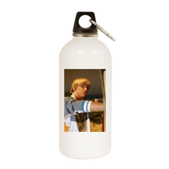 Jesse McCartney White Water Bottle With Carabiner