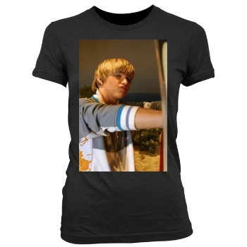 Jesse McCartney Women's Junior Cut Crewneck T-Shirt