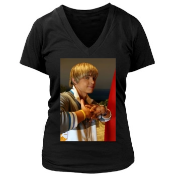 Jesse McCartney Women's Deep V-Neck TShirt