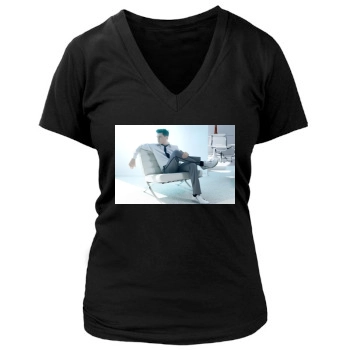 Jesse McCartney Women's Deep V-Neck TShirt