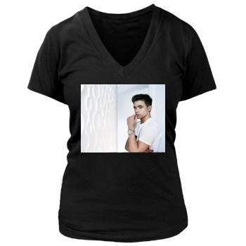 Jesse McCartney Women's Deep V-Neck TShirt