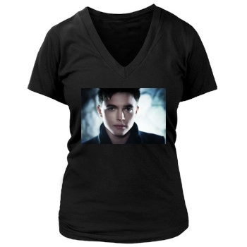 Jesse McCartney Women's Deep V-Neck TShirt