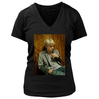 Jesse McCartney Women's Deep V-Neck TShirt