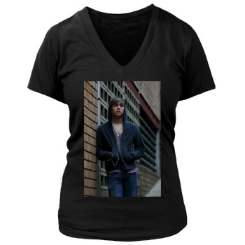 Jesse McCartney Women's Deep V-Neck TShirt