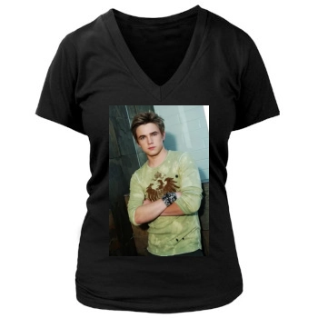 Jesse McCartney Women's Deep V-Neck TShirt