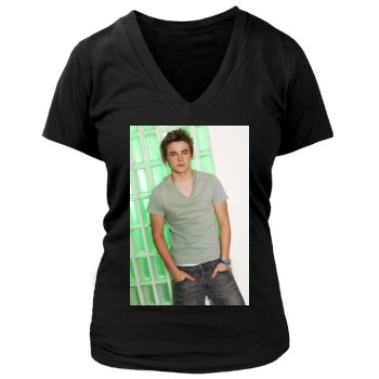 Jesse McCartney Women's Deep V-Neck TShirt