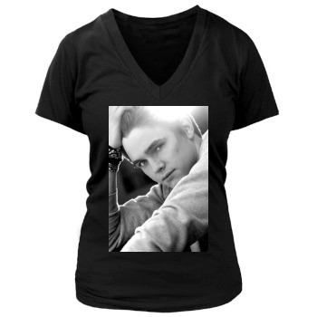 Jesse McCartney Women's Deep V-Neck TShirt