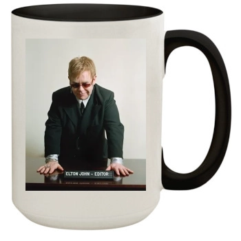 Elton John 15oz Colored Inner & Handle Mug