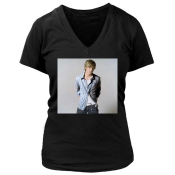 Jesse McCartney Women's Deep V-Neck TShirt