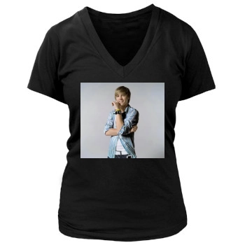 Jesse McCartney Women's Deep V-Neck TShirt