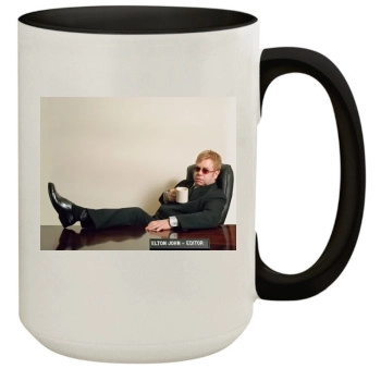 Elton John 15oz Colored Inner & Handle Mug