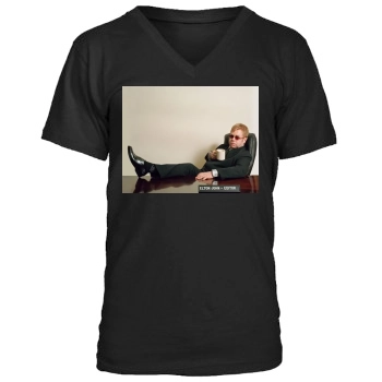 Elton John Men's V-Neck T-Shirt