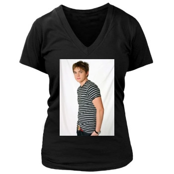 Jesse McCartney Women's Deep V-Neck TShirt