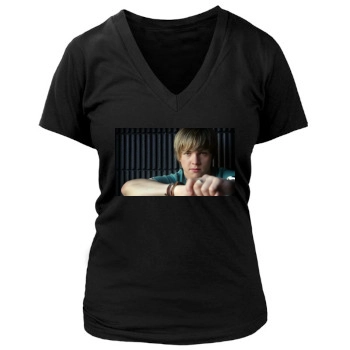 Jesse McCartney Women's Deep V-Neck TShirt