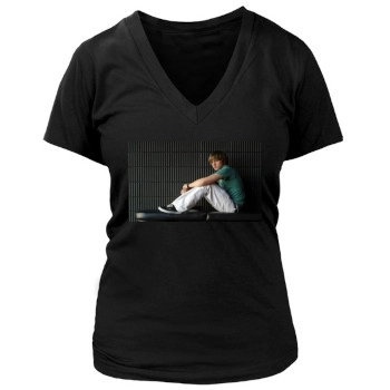 Jesse McCartney Women's Deep V-Neck TShirt