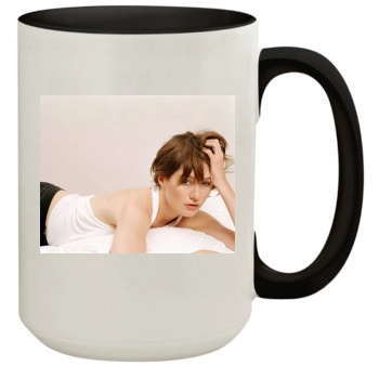 Emily Mortimer 15oz Colored Inner & Handle Mug