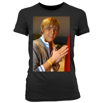 Jesse McCartney Women's Junior Cut Crewneck T-Shirt