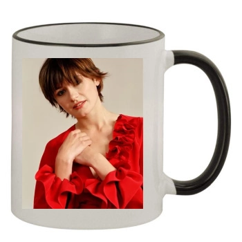 Emily Mortimer 11oz Colored Rim & Handle Mug