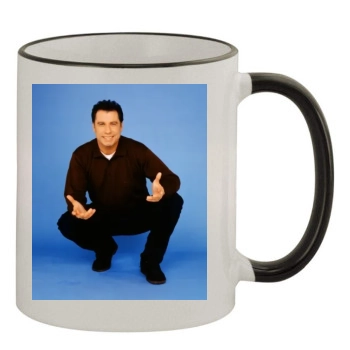 John Travolta 11oz Colored Rim & Handle Mug
