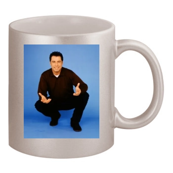 John Travolta 11oz Metallic Silver Mug