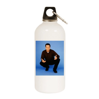 John Travolta White Water Bottle With Carabiner